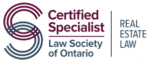 A graphic identifier representing the Certified Specialist program of the Law Society of Ontario. The letters “C” and “S” are intertwined with the words “Certified Specialist” and “Law Society of Ontario” beside them.