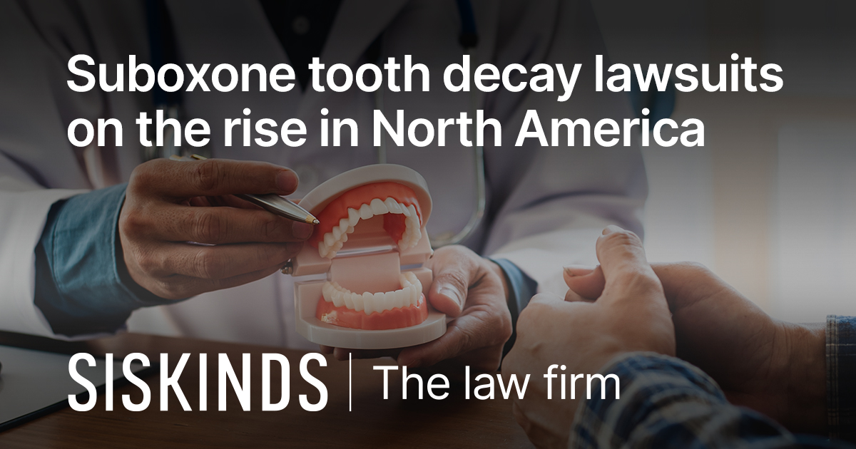 Suboxone tooth decay lawsuits: Canadian Suboxone Class Action - Class Action Lawsuit Suboxone Tooth Decay